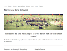 Tablet Screenshot of northviewband.org